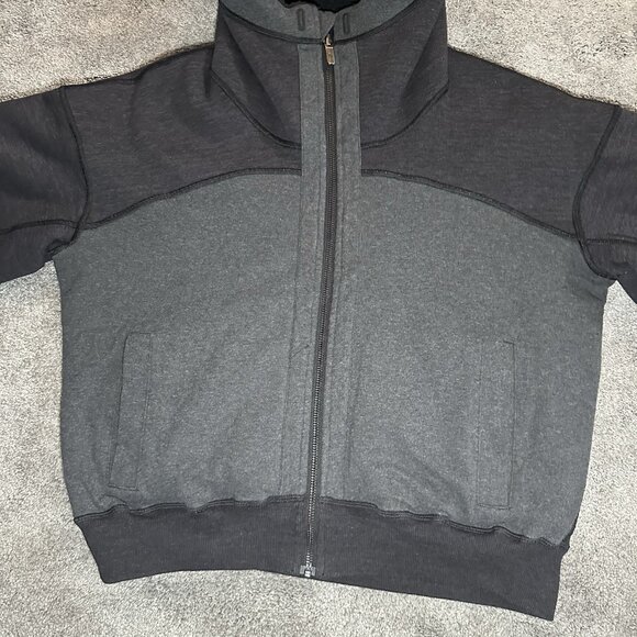 Lululemon Short Sweet & Sherpa Jacket Womens L Large Black Reversible Full Zip - Picture 9 of 14